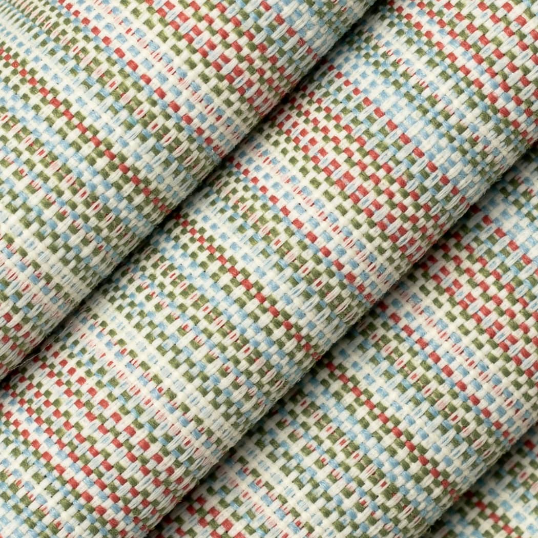 D4533 Stripe Canopy Grass Green Charlotte Fabrics