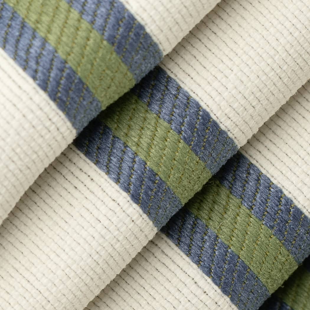D4539 Stripe Awning Pool Aqua & Teal,Blue Charlotte Fabrics