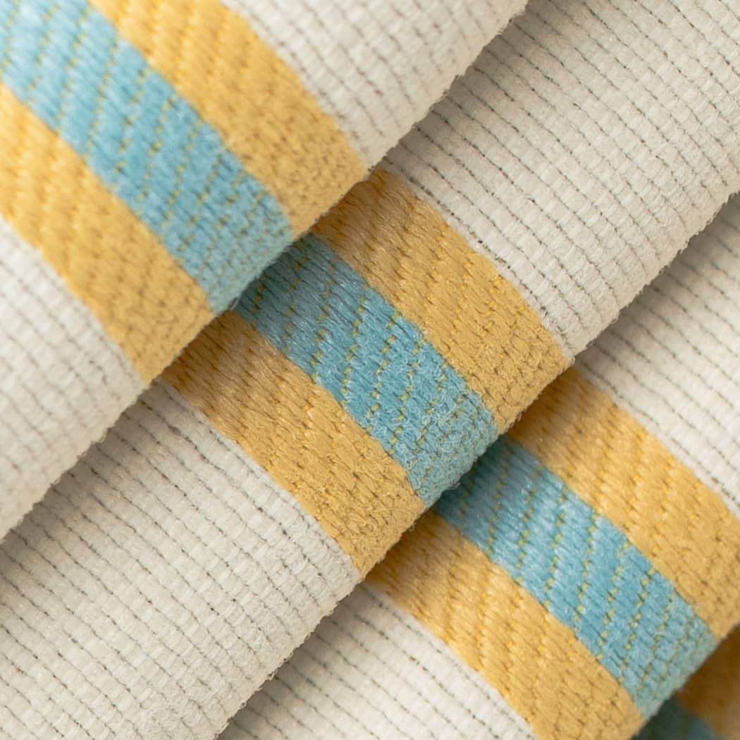 D4540 Stripe Awning Poppy Red & Burgundy Charlotte Fabrics