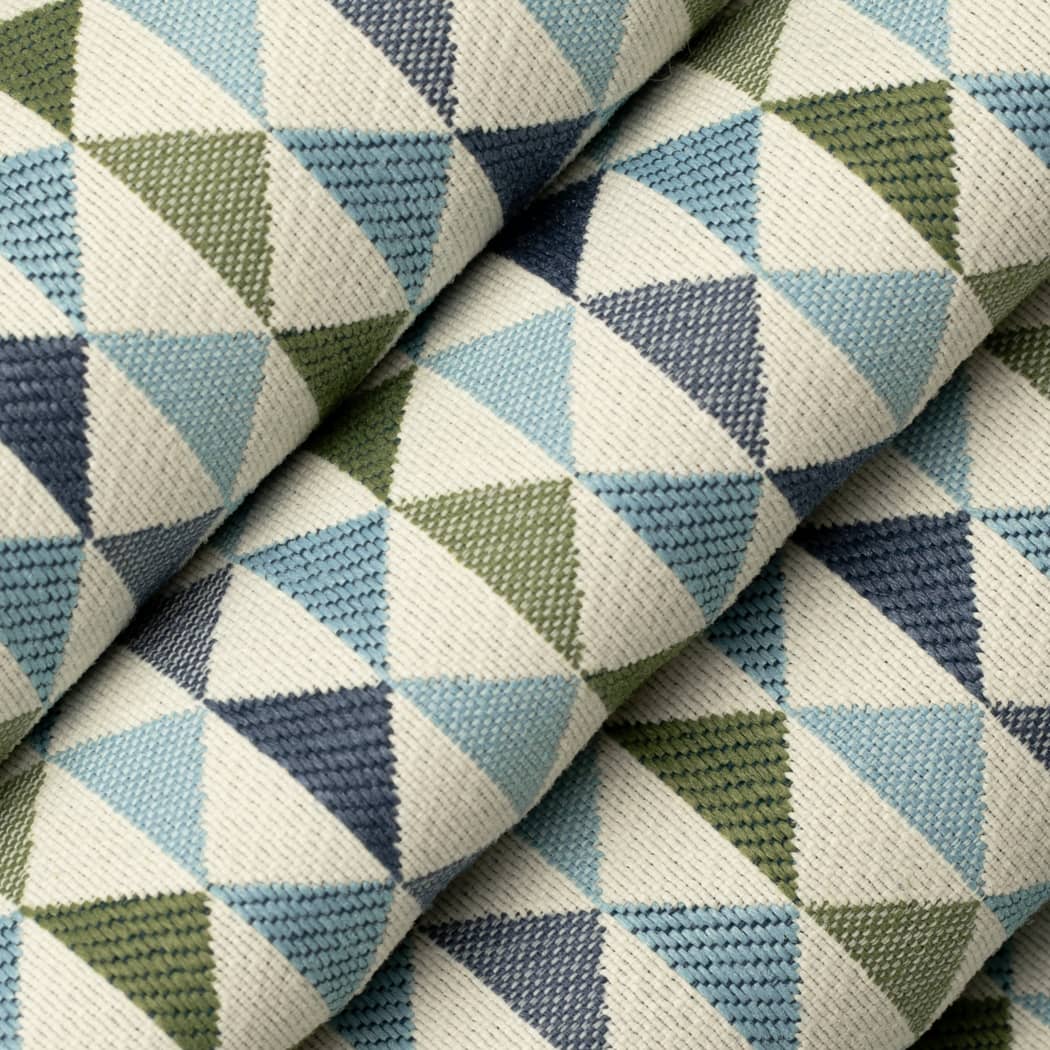 D4544 Abstract & Geometric,Diamonds,Small Scale Oasis Pool Aqua & Teal Charlotte Fabrics