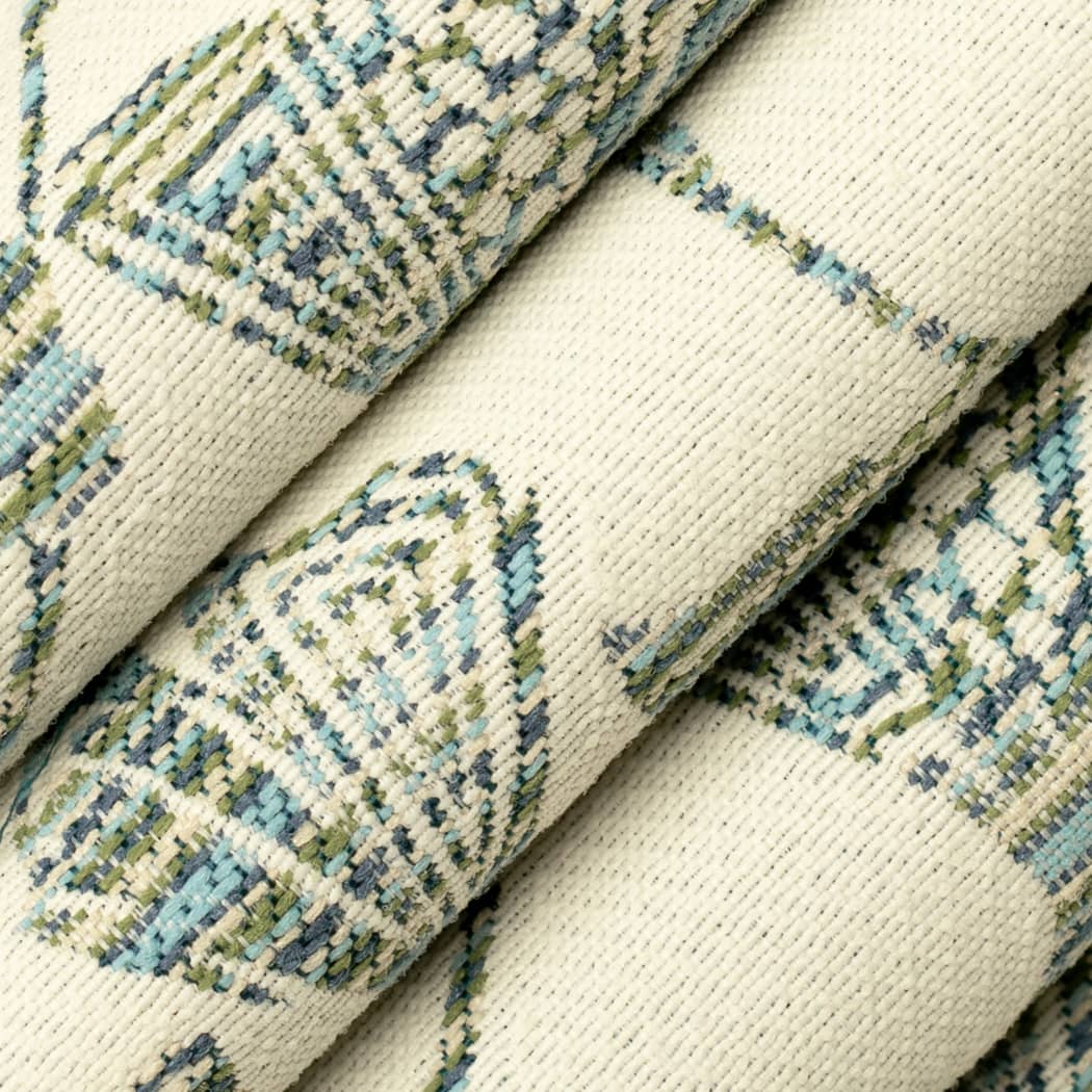 D4554 Leaves Ginkgo Pool Aqua & Teal Charlotte Fabrics