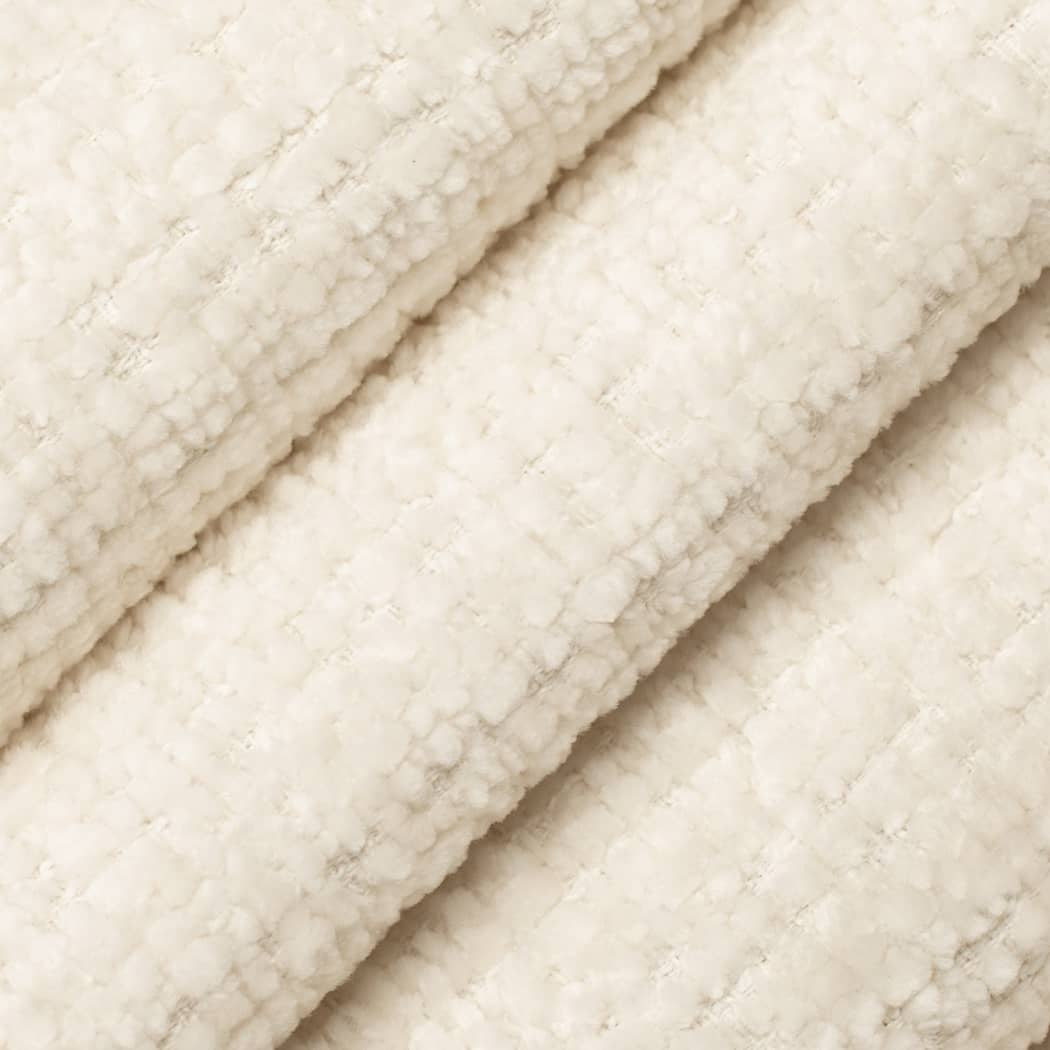 D4574 Plain & Solid Pearl White & Ivory Charlotte Fabrics
