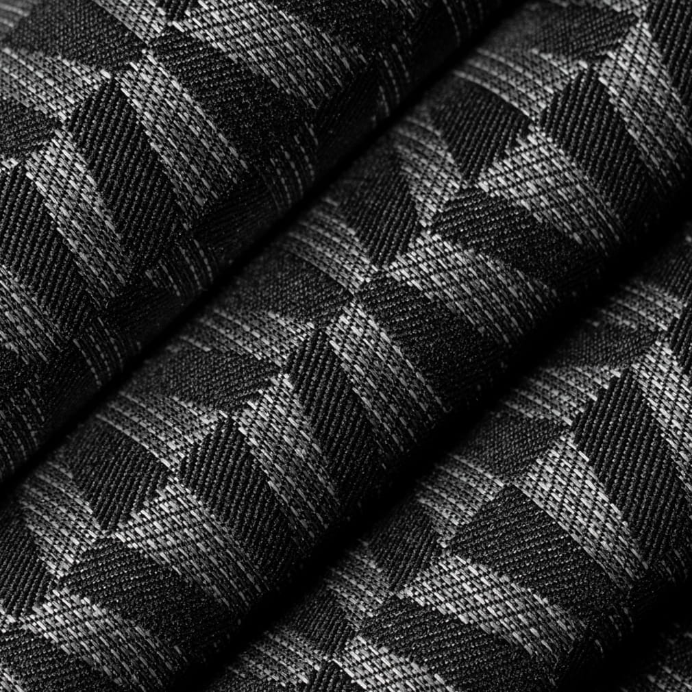 D4603 Abstract & Geometric,Small Scale Jet Black Charlotte Fabrics