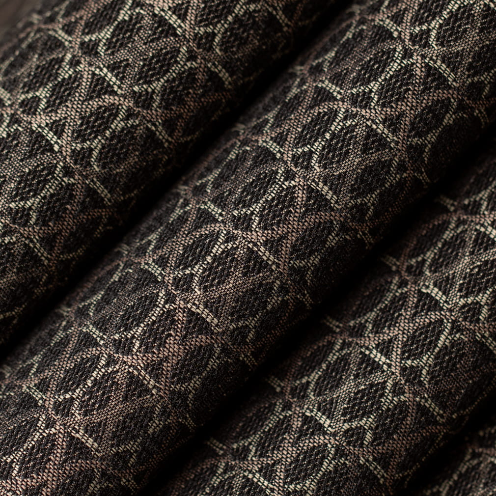 D4619 Abstract & Geometric,Small Scale Charcoal Black Charlotte Fabrics