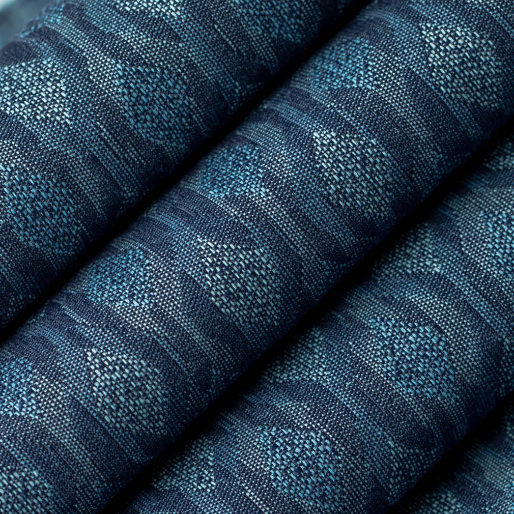 D4644 Abstract & Geometric Harbor Blue Charlotte Fabrics