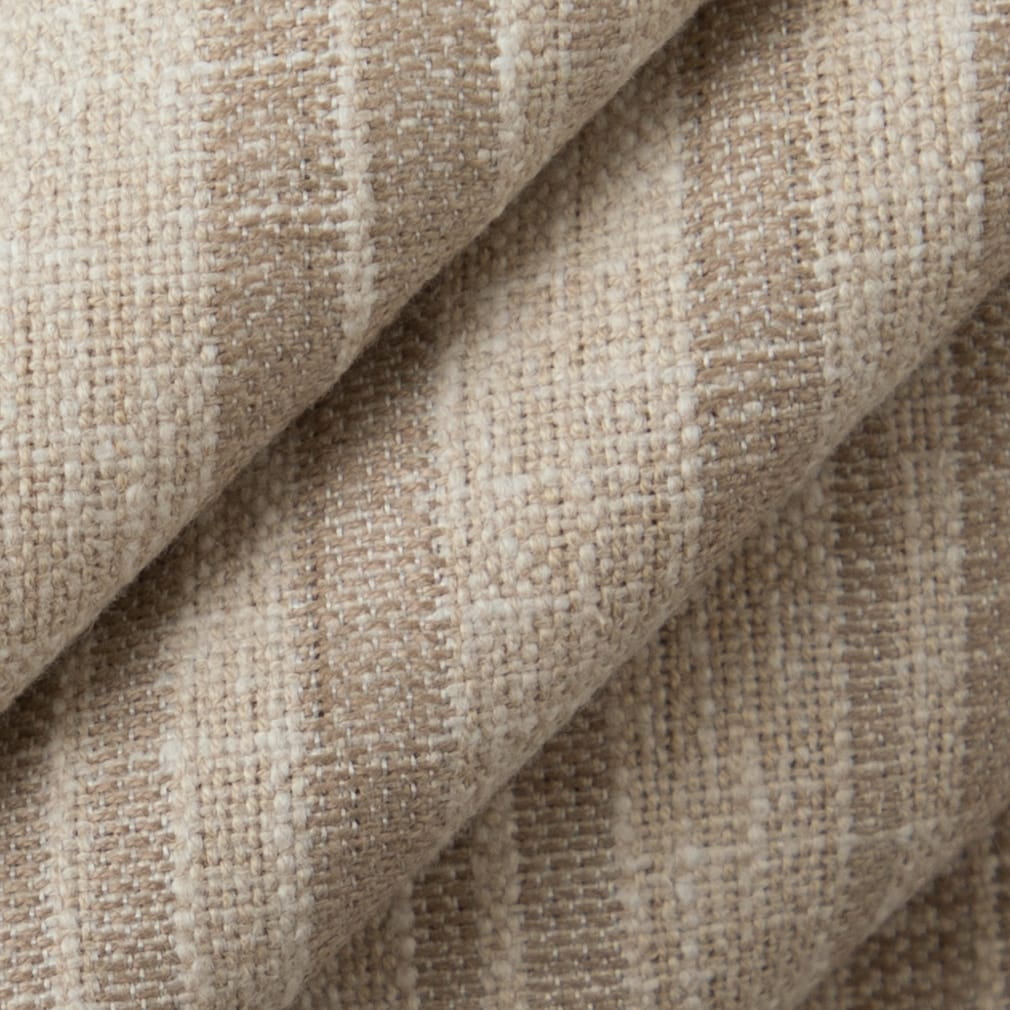 D4809 Stripe Hearth Fawn Beige & Taupe Charlotte Fabrics