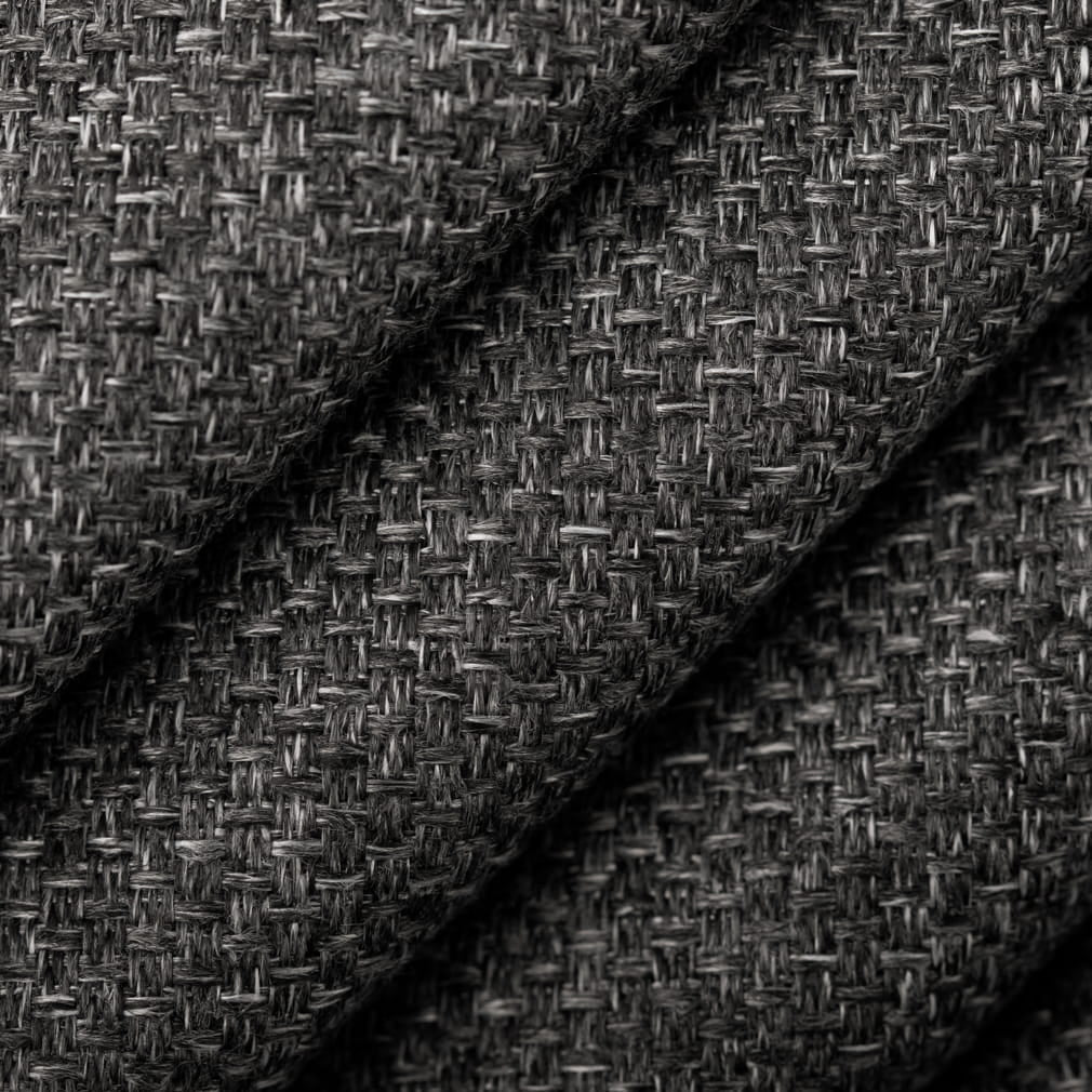 D4856 Plain & Solid Charcoal Grey & Silver Charlotte Fabrics
