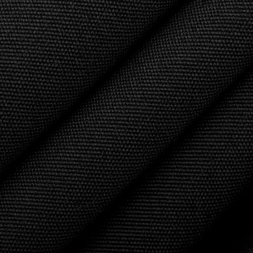 D4876 Plain & Solid Jet Black Charlotte Fabrics