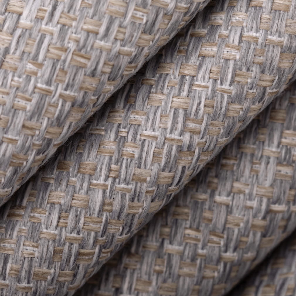 D4887 Plain & Solid Fog Grey & Silver Charlotte Fabrics