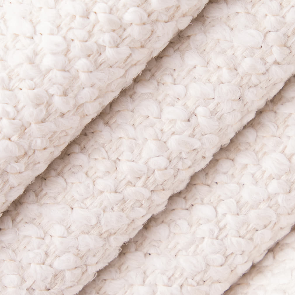D4912 Plain & Solid Chalk White & Ivory Charlotte Fabrics