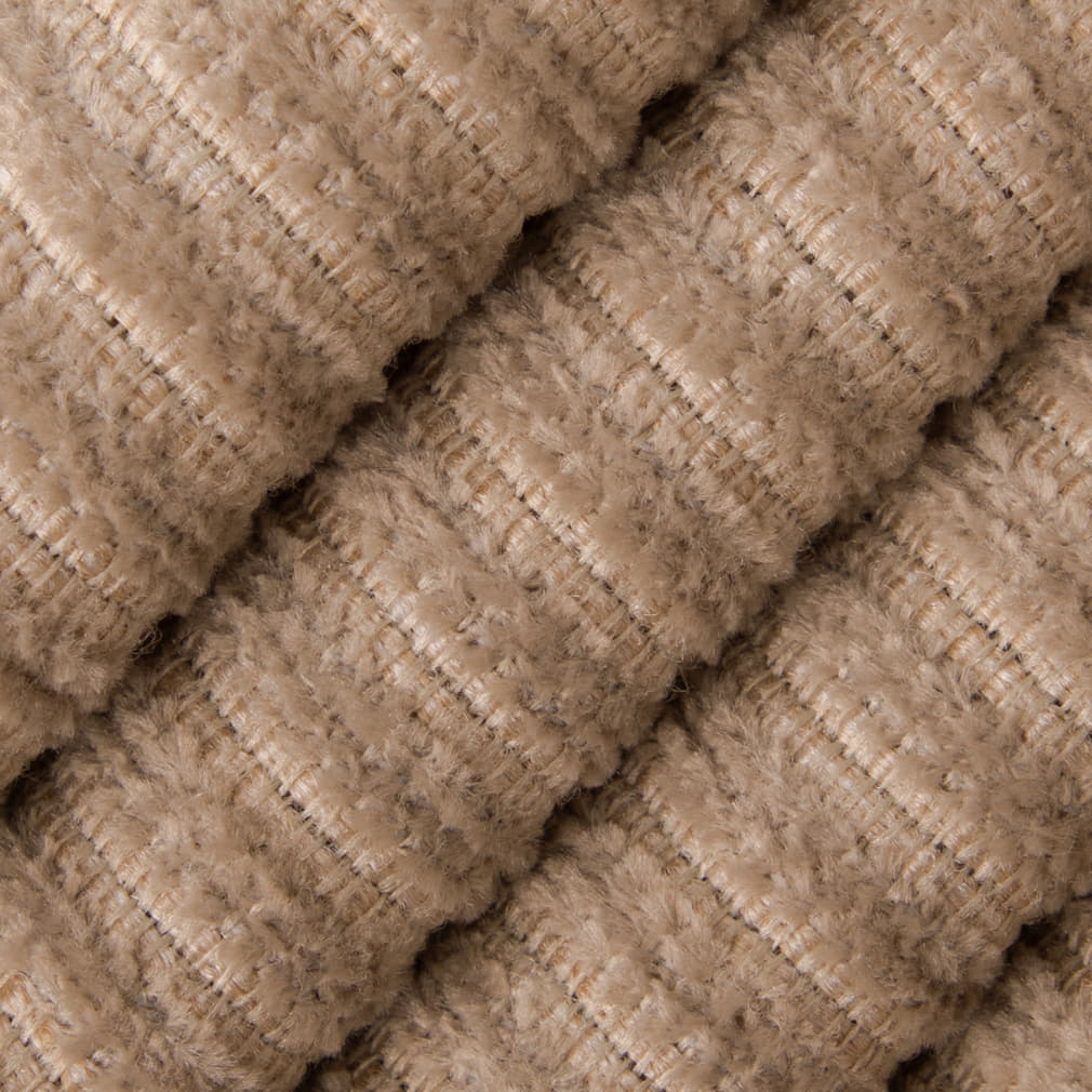 D4938 Corduroy,Small Scale,Stripe Oat Beige & Taupe Charlotte Fabrics