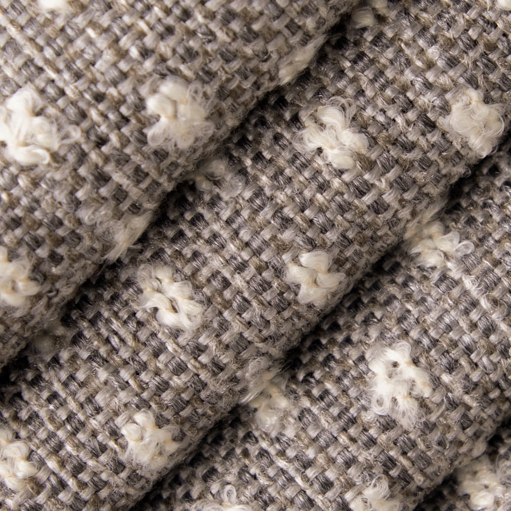D4969 Abstract & Geometric,Small Scale Nickel Grey & Silver Charlotte Fabrics