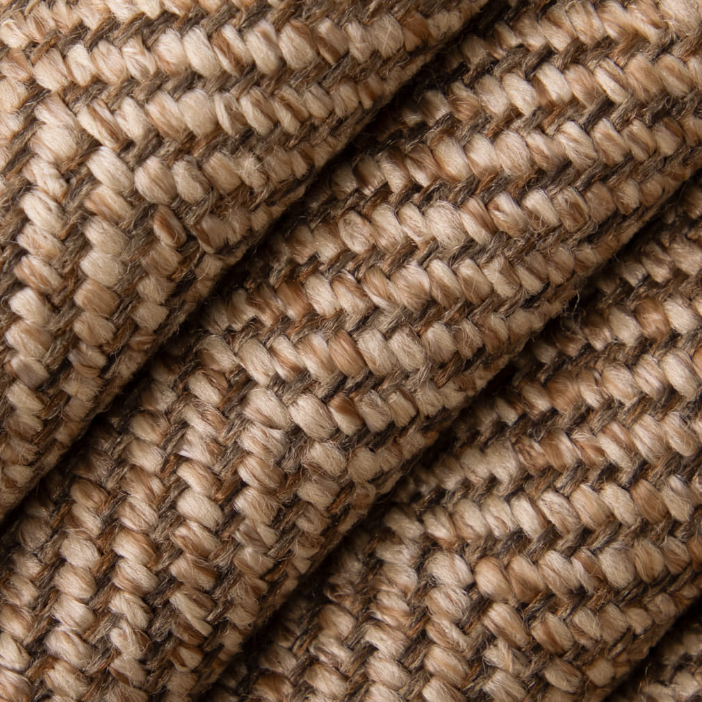 D5012 Herringbone & Chevron Pecan Brown Charlotte Fabrics