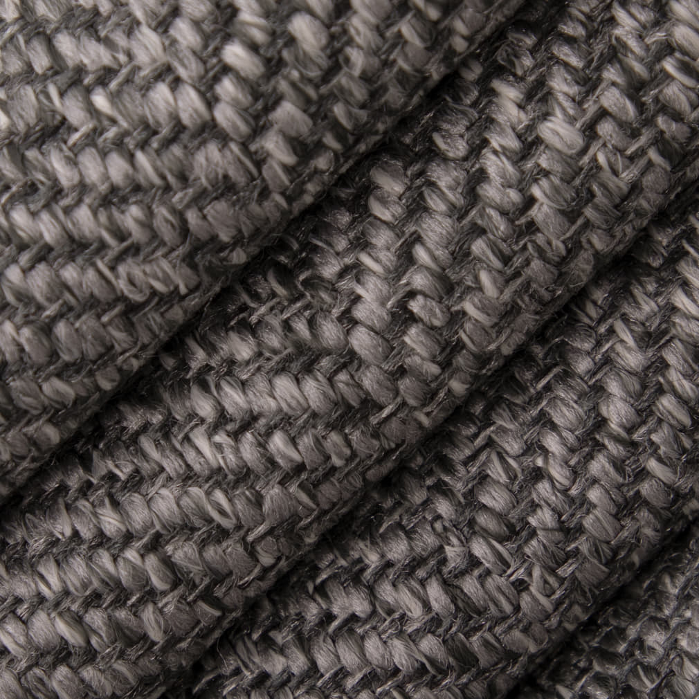 D5017 Herringbone & Chevron Gravel Grey & Silver Charlotte Fabrics