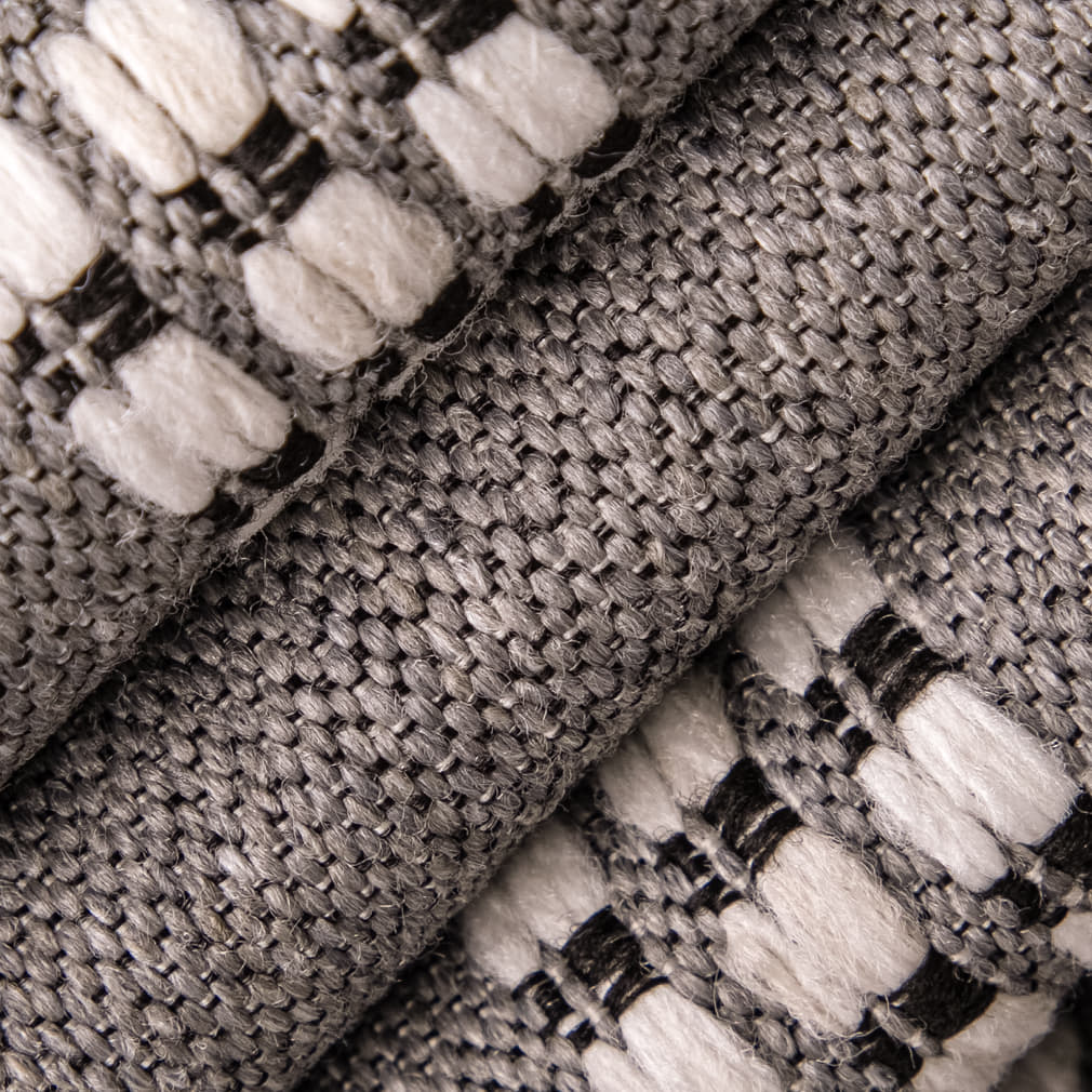 D5031 Abstract & Geometric Fog Grey & Silver Charlotte Fabrics