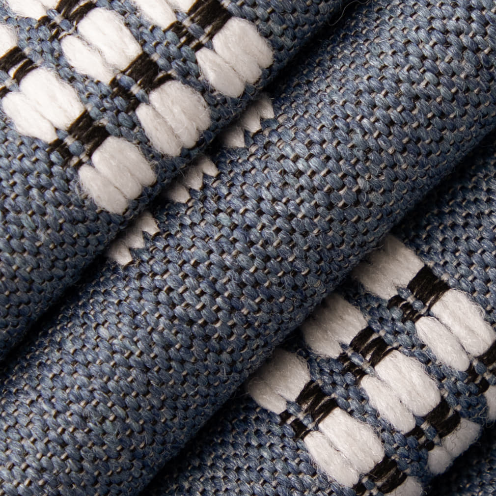 D5033 Abstract & Geometric Wedgewood Blue Charlotte Fabrics