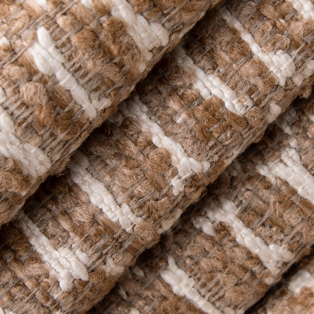D5034 Abstract & Geometric Camel Brown Charlotte Fabrics