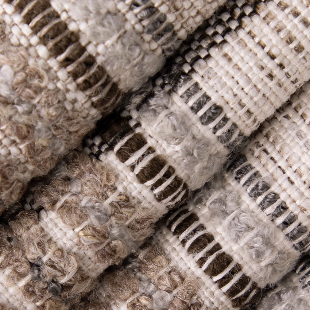 D5054 Plaid Shitake Beige & Taupe,Grey & Silver Charlotte Fabrics