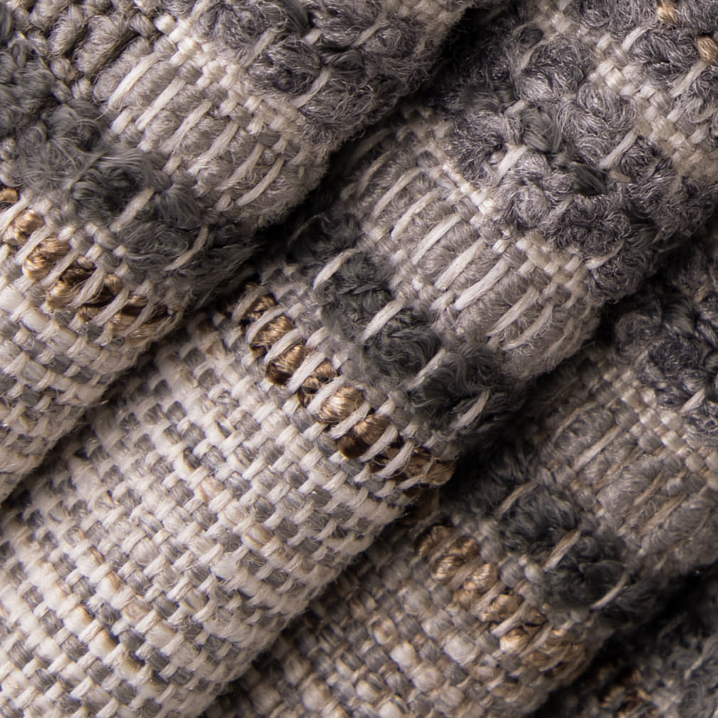 D5057 Plaid Pewter Grey & Silver Charlotte Fabrics