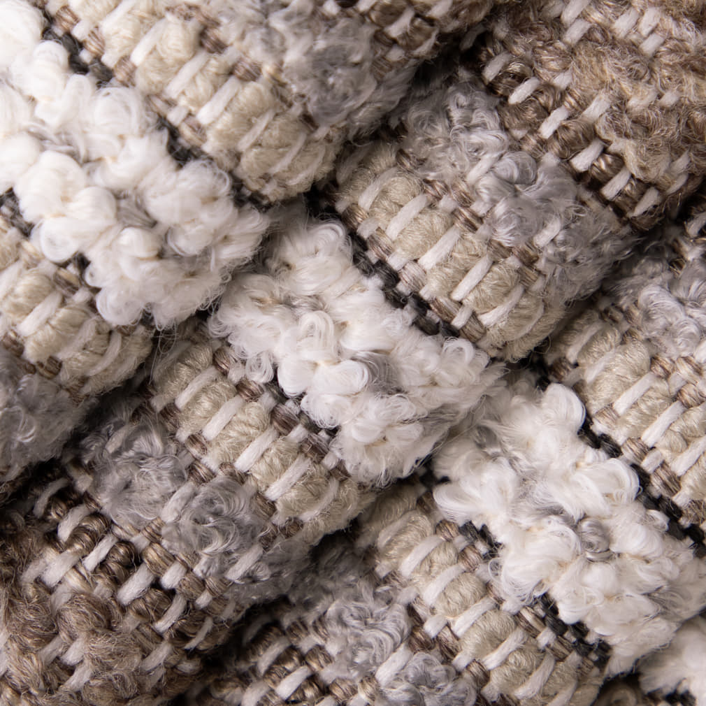 D5105 Stripe Jute Brown Charlotte Fabrics