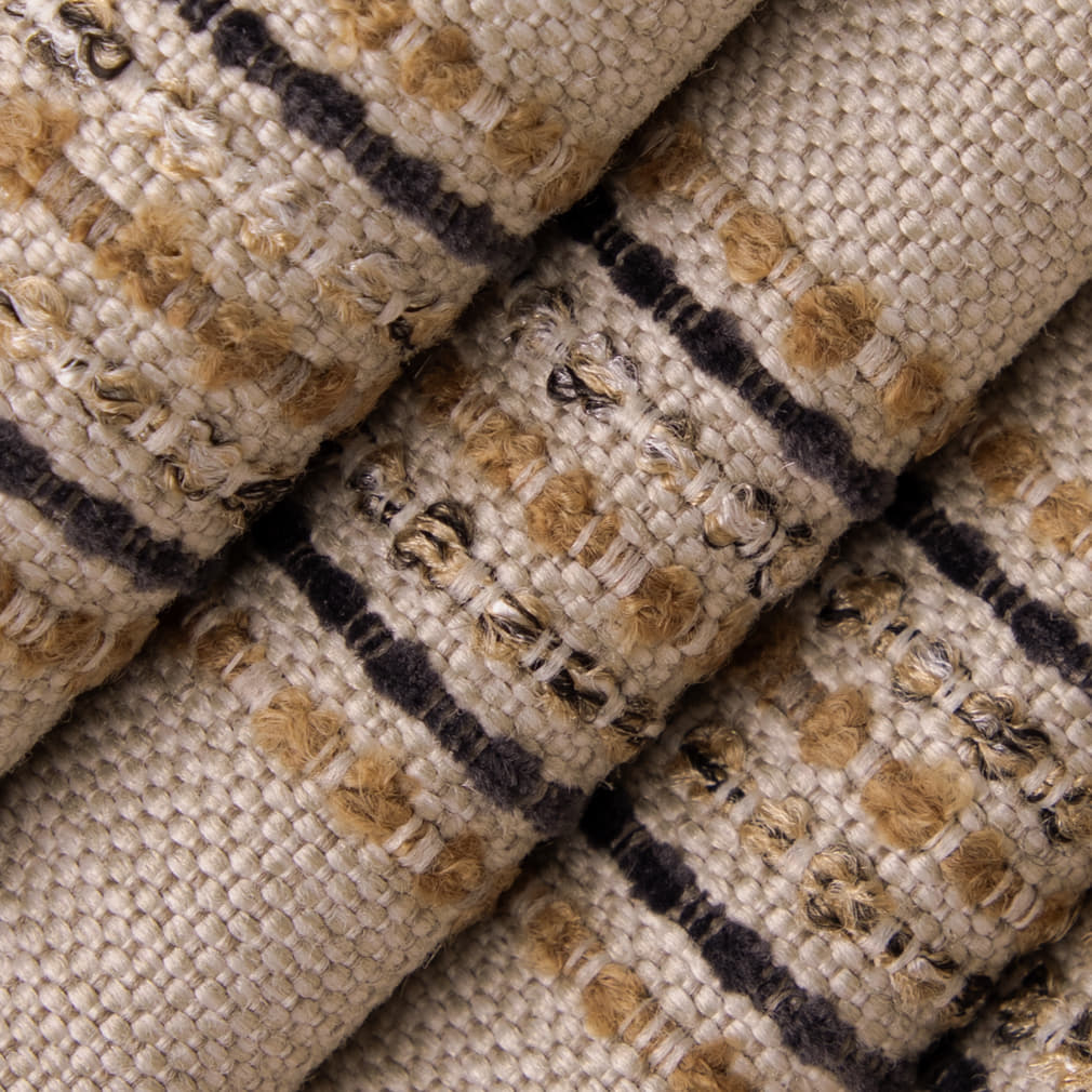 D5109 Stripe Sepia Brown Charlotte Fabrics