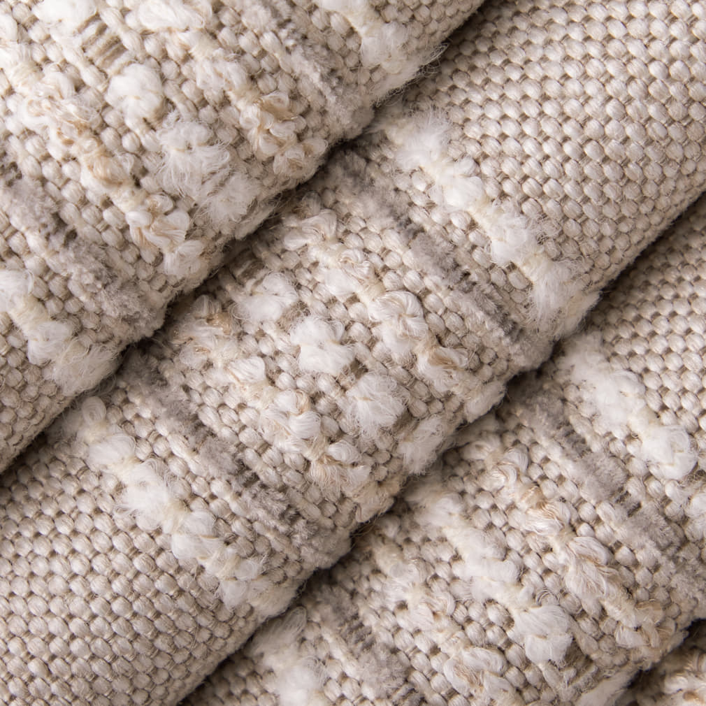 D5110 Stripe Pebble Beige & Taupe Charlotte Fabrics