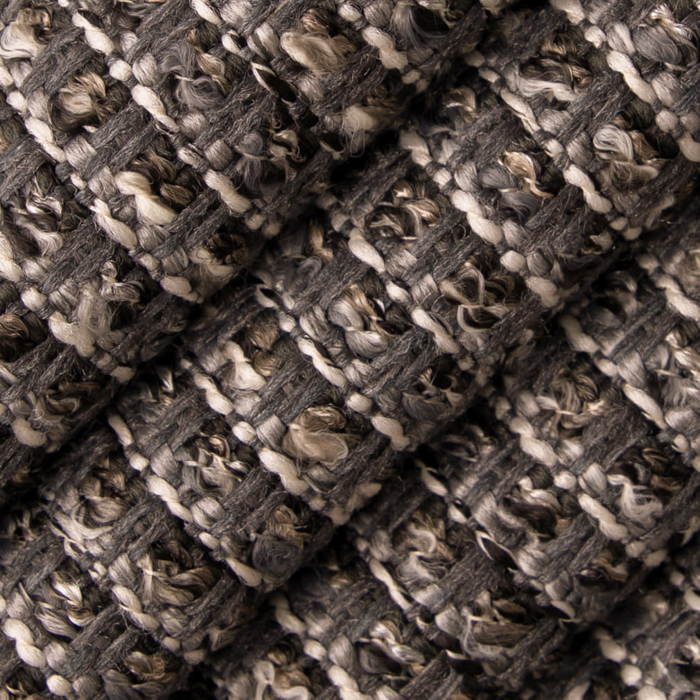 D5117 Plain & Solid Stone Grey & Silver Charlotte Fabrics