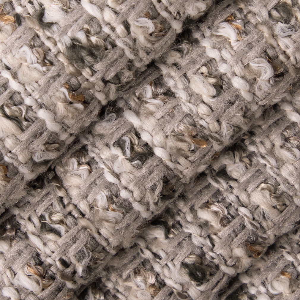 D5118 Plain & Solid Fog Grey & Silver Charlotte Fabrics