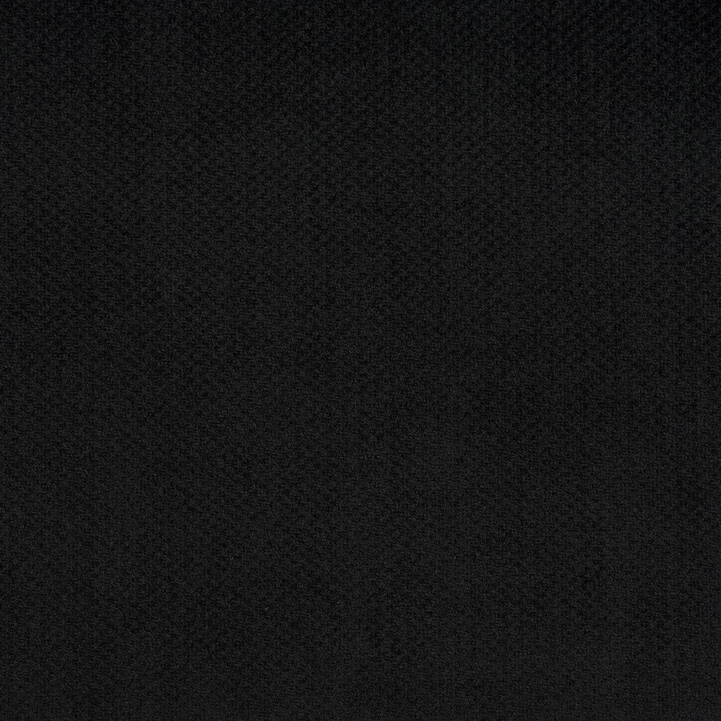 D601 Plain & Solid Jet Black Charlotte Fabrics