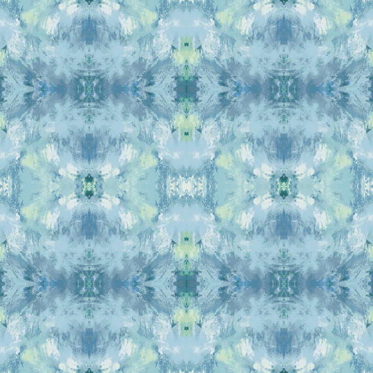 DBW1000 Daisy Bennett Designs West Boulevard Collection Wallpaper Kaleidoscope Blue