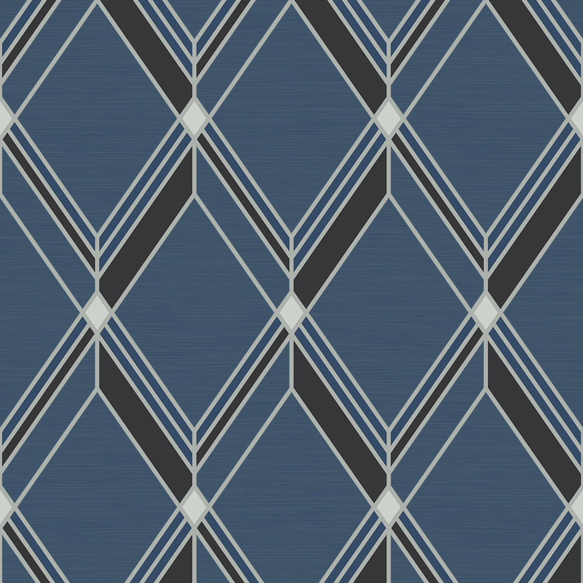 DC60512 Collins & Company Deco 2 Wallpaper Brooklyn Diamond Blue