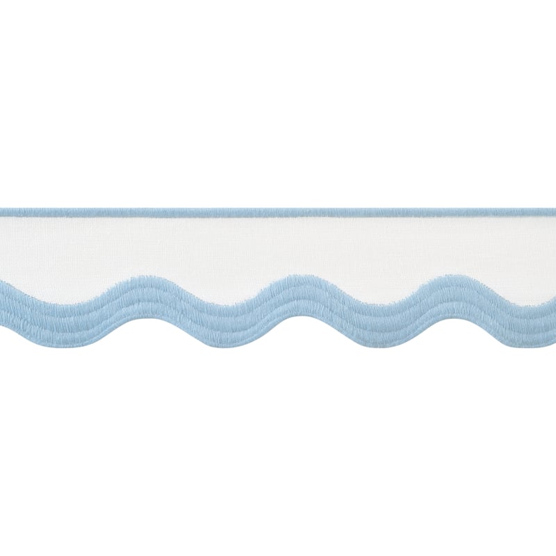 E12332 Thibaut Powder on White Fabric