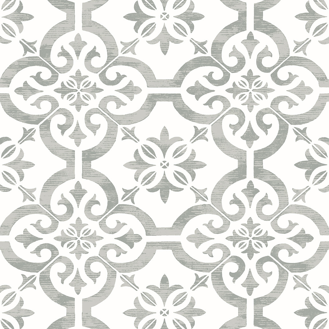 ET10010 Etten Studios Etten Studios Online Wallpaper Encaustic Faux Tile Harbor Mist