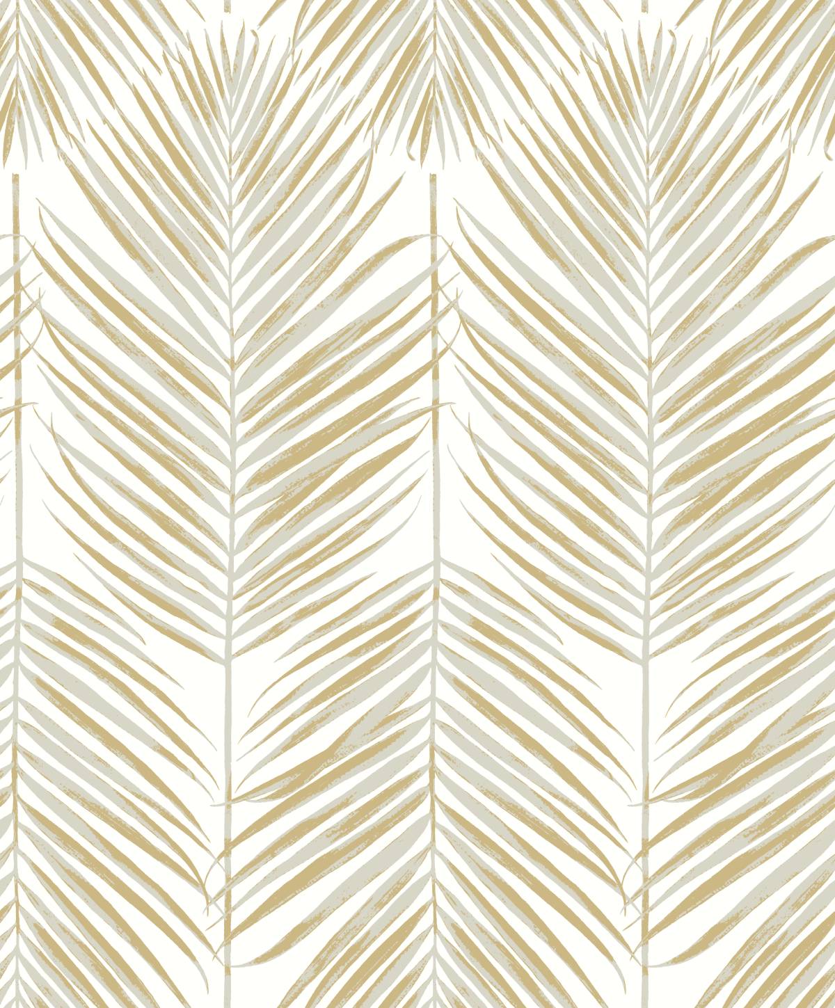 ET10710 Etten Studios Etten Studios Online Wallpaper Marina Palm Silver & Gold