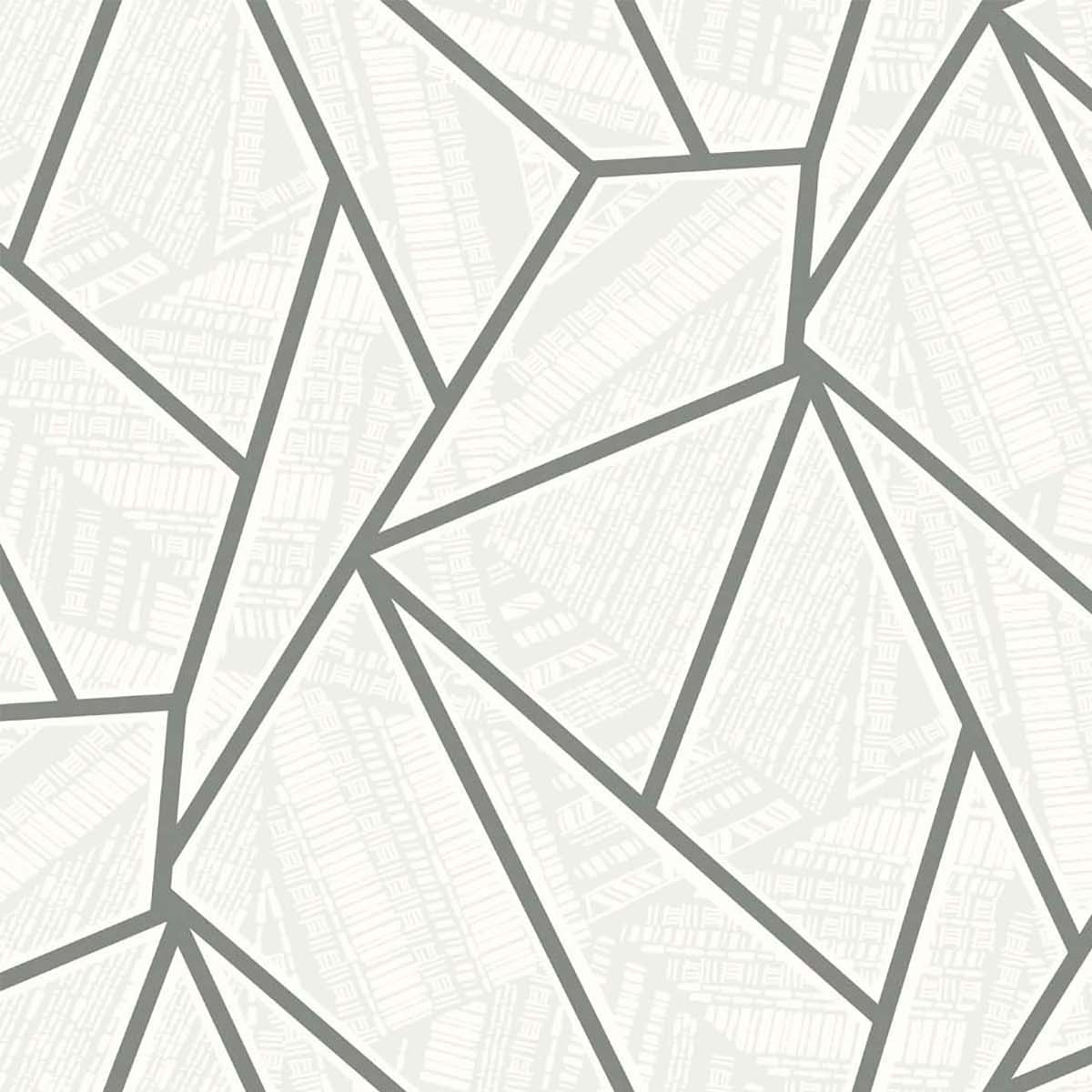 ET11708 Etten Studios Etten Studios Online Wallpaper Metro Vector Metallic Silver & Morning Fog