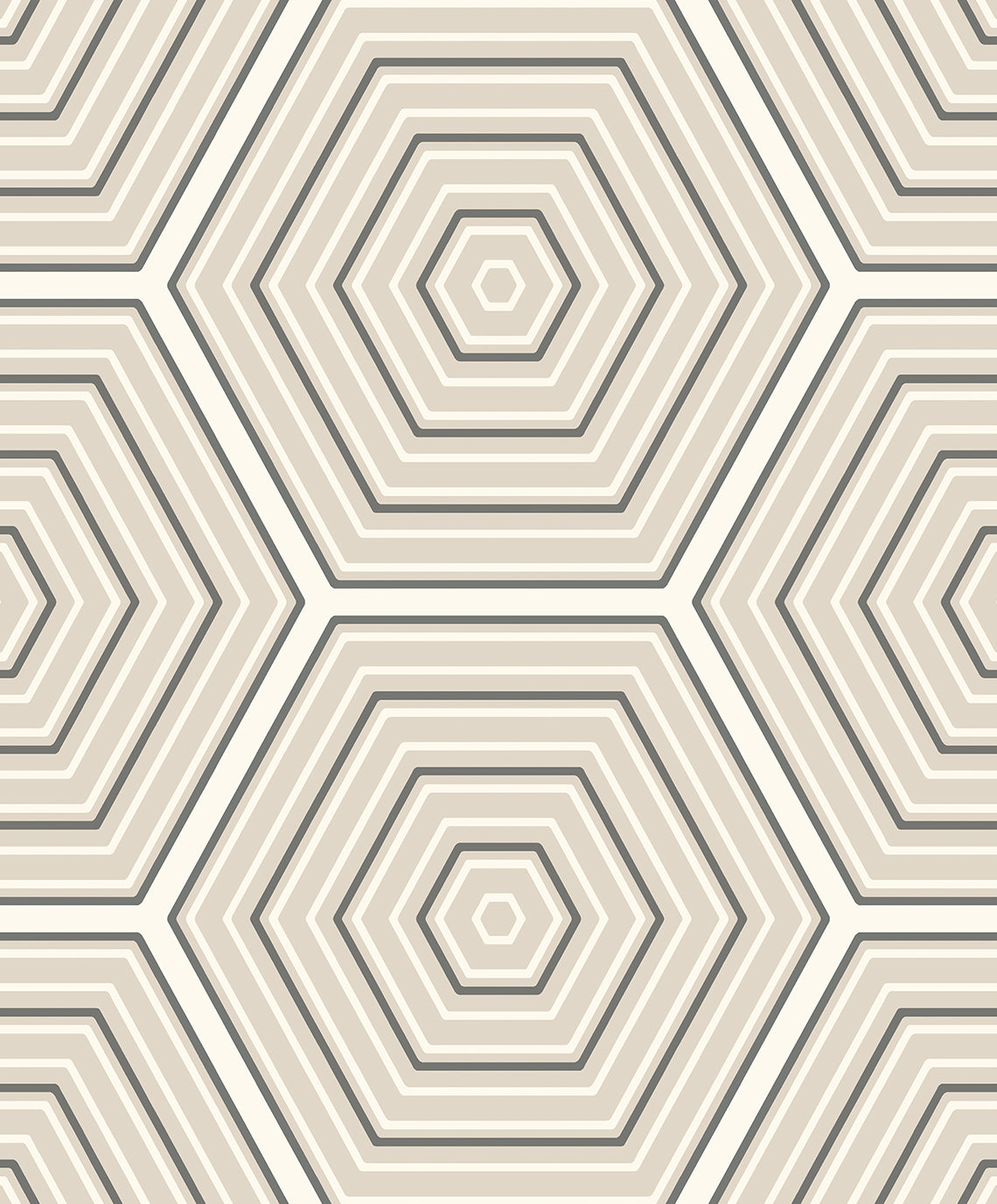 ET11905 Etten Studios Etten Studios Online Wallpaper Hex Topography Lunar Rock & Argos Grey