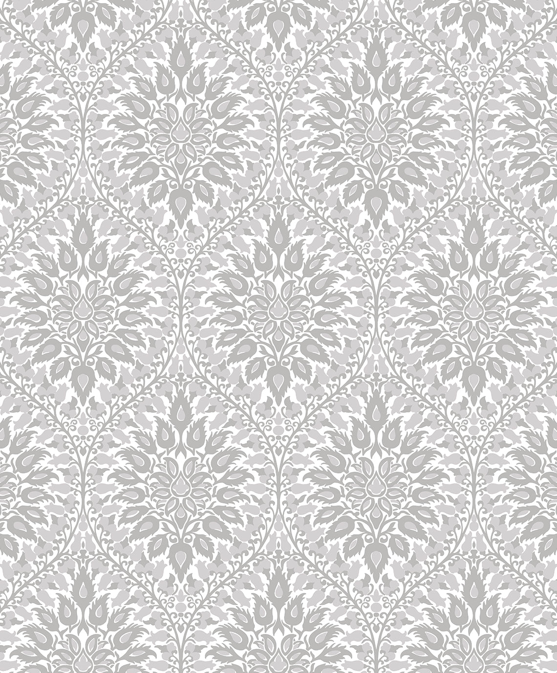 ET12908 Etten Studios Legacy Prints Wallpaper Luna Ogee Daydream Grey