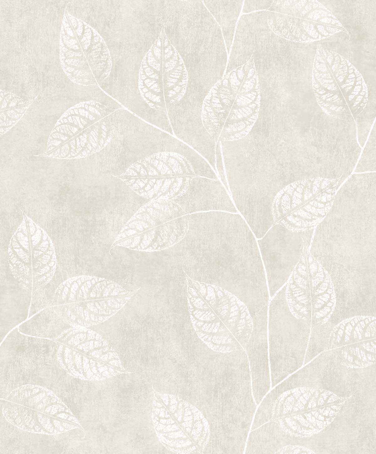 EW10800 Seabrook Designs White Heron Wallpaper Branch Trail Silhouette Raw Linen