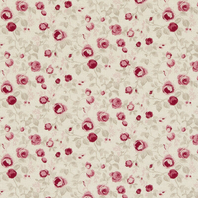 F0624/05-CAC MAUDE RASPBERRY CLARKE AND CLARKE Fabrics Drapery Upholstery