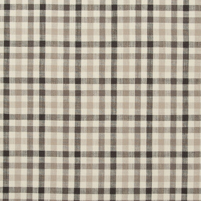 F0738/03-CAC HATFIELD CHARCOAL CLARKE AND CLARKE Fabrics Drapery Upholstery