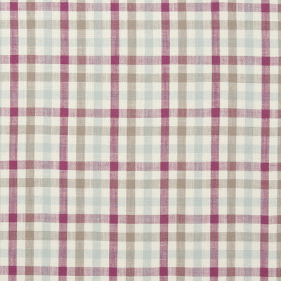 F0738/05-CAC HATFIELD RASPBERRY CLARKE AND CLARKE Fabrics Drapery Upholstery