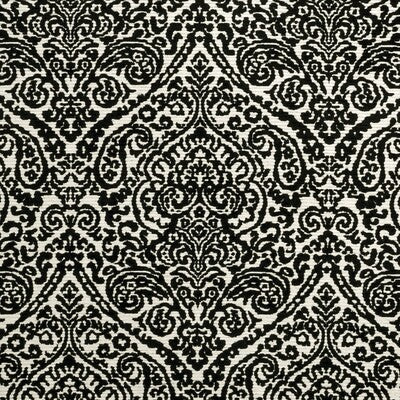 F0896/01-CAC BW1023 BLACK/WHITE CLARKE AND CLARKE Fabrics Drapery Upholstery