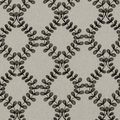 F0939/01-CAC MALHAM CHARCOAL CLARKE AND CLARKE DRAPERY