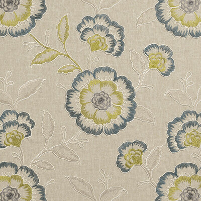 F0940/06-CAC RICHMOND TEAL/ACACIA CLARKE AND CLARKE DRAPERY