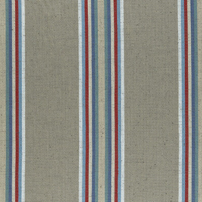 F0955/03-CAC IMANI INDIGO/RED CLARKE AND CLARKE Fabrics Drapery Upholstery