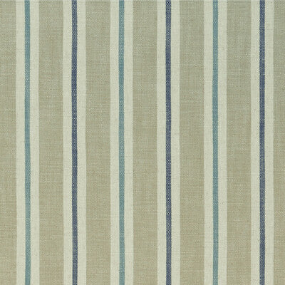 F1046/02-CAC SACKVILLE STRIPE EAU DE NIL/LINEN CLARKE AND CLARKE Fabrics Drapery Upholstery