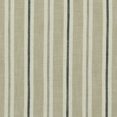 F1046/06-CAC SACKVILLE STRIPE NATURAL CLARKE AND CLARKE Fabrics Drapery Upholstery