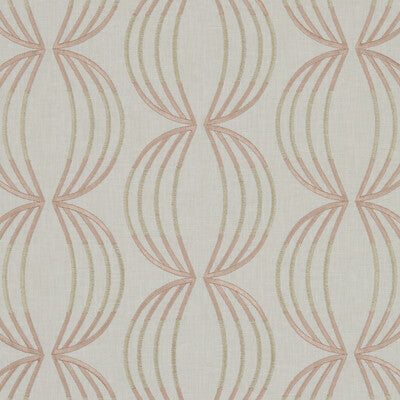 F1070/06-CAC CARRAWAY ROSE GOLD CLARKE AND CLARKE DRAPERY