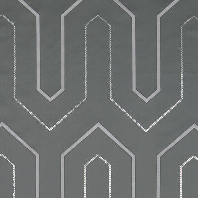 F1072/03-CAC GATSBY CHARCOAL CLARKE AND CLARKE DRAPERY