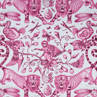 F1109/03-CAC EXTINCT MAGENTA CLARKE AND CLARKE Fabrics Drapery Upholstery